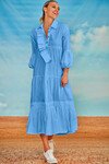 GIVE A PUFF DRESS (CORNFLOWER BLUE)