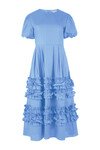 RUFFLE LOVER DRESS (CORNFLOWER BLUE)