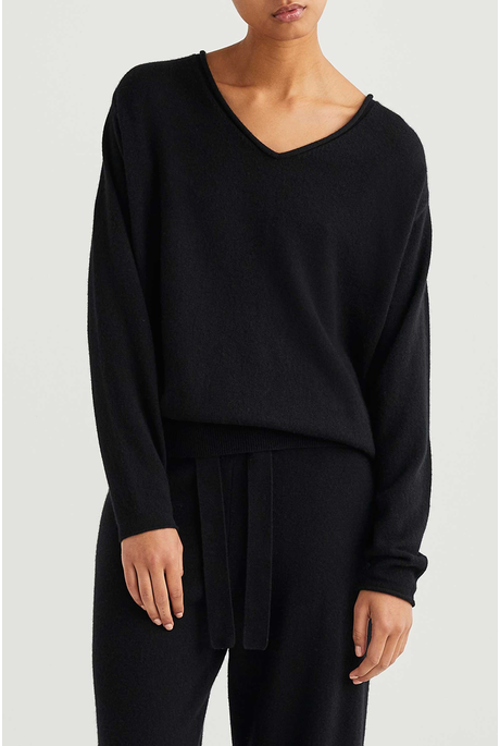 GULF CASHMERE SWEATER (BLACK)