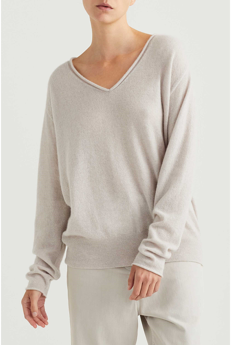 GULF CASHMERE SWEATER (HAILSTONE)