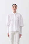 ELISSA COTTON SHIRT (OPTICAL WHITE)