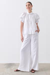 SARA LINEN SHIRT (OPTICAL WHITE)