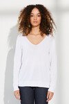 COTTON V SLOUCHY (WHITE)