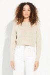 LINEN CROP JUMPER (GRAIN)