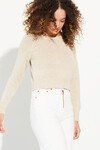 LINEN CROP JUMPER (GRAIN)