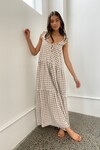 DARLING DRESS (GINGHAM LINEN)