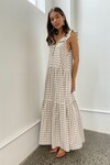 DARLING DRESS (GINGHAM LINEN)