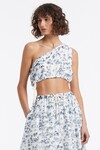 DIMITRI ONE SHOULDER TOP (DIMITRI PRINT)