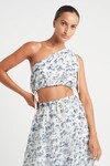 DIMITRI ONE SHOULDER TOP (DIMITRI PRINT)