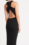 CELENA CROSS BACK DRESS (BLACK)