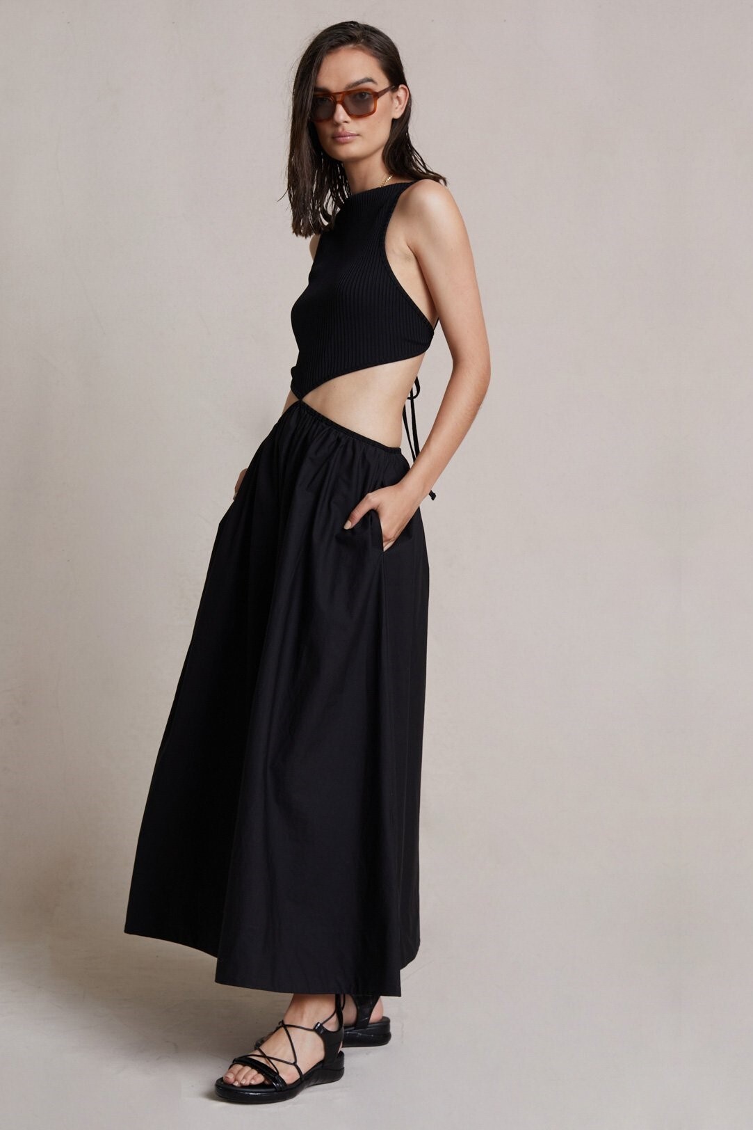 SELENE MAXI DRESS (BLACK)- BEC + BRIDGE SPRING 22 Boxing Day Sale