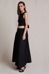 SELENE MIDI SKIRT (BLACK)