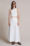 SELENE MIDI SKIRT (IVORY)