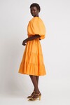 CHERISHED MIDI DRESS (MARIGOLD)