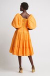 CHERISHED MIDI DRESS (MARIGOLD)