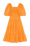 CHERISHED MIDI DRESS (MARIGOLD)