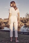 SANDY HIGH WAISTED CROPPED CHINO (WHITE)