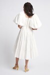 CHERISHED MIDI DRESS (IVORY)