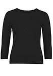 COTTON CREW SWEATER (BLACK)