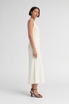 THE SLEEVELESS CLEO DRESS (CREAM)