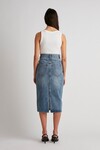 PENELOPE DENIM SKIRT (WORN WASH)