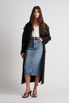 PENELOPE DENIM SKIRT (WORN WASH)