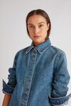 HELENA DENIM SHIRT (WORN WASH)