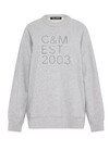 EDWIN RAGLAN CREW SWEATSHIRT (GREY MARLE)