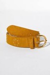 ADELE LEATHER BELT (MANGUE)