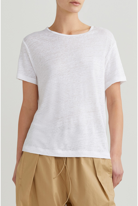 CUBA LINEN TEE (WHITE)