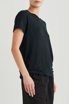 CUBA LINEN TEE (BLACK)