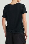 CUBA LINEN TEE (BLACK)