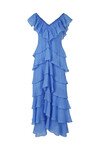 TIER SHE COMES DRESS (CORNFLOWER BLUE)