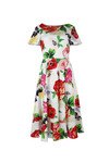 MARILYN MONROE DRESS (WHITE FLORAL)