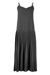 PLEATED LITTLE LIES DRESS (BLACK)