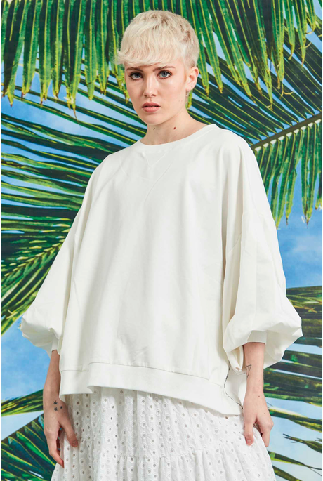 WARM DAYS, COLD NIGHT TOP (WHITE)