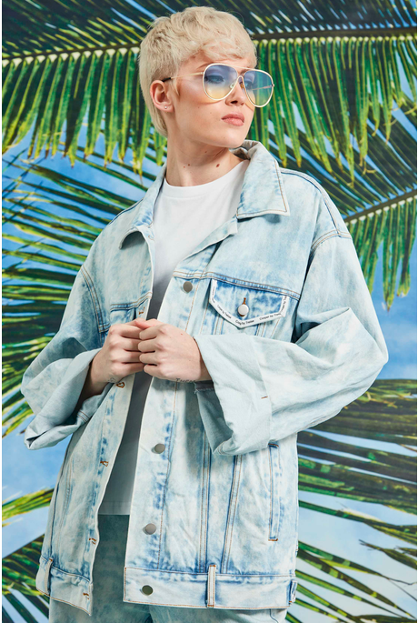 PEARLS OF WISDOM JACKET (DENIM)