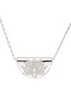 LOTUS SHORT NECKLACE (SILVER)