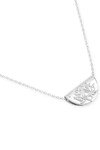 LOTUS SHORT NECKLACE (SILVER)