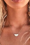 LOTUS SHORT NECKLACE (SILVER)