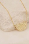 LOTUS SHORT NECKLACE (18K GOLD VERMEIL)