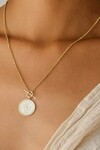 A THOUSAND PETALS FOB NECKLACE (18K GOLD VERMEIL)