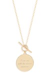 A THOUSAND PETALS FOB NECKLACE (18K GOLD VERMEIL)