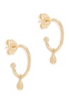 DIVINE GRACE HOOP EARRINGS (18K GOLD VERMEIL)