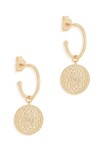 A THOUSAND PETALS HOOP EARRINGS (18K GOLD VERMEIL)