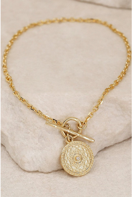 A THOUSAND PETALS FOB BRACELET (18K GOLD VERMEIL)