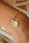 A THOUSAND PETALS FOB BRACELET (18K GOLD VERMEIL)