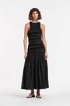 XANTHE MIDI DRESS (BLACK)