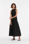 XANTHE MIDI DRESS (BLACK)