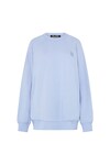 AUSTIN PATCH RAGLAN CREW SWEATSHIRT (HEATHER BLUE)